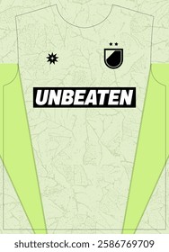 Bright Leaf Pattern Football Jersey Sublimation Print