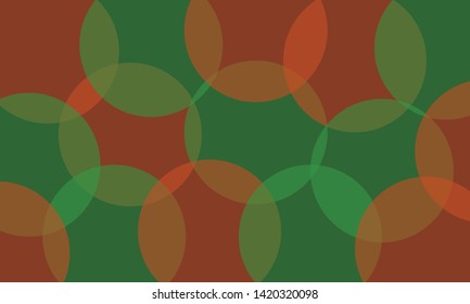 Bright LED green orange circle background.