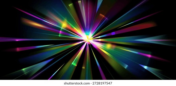 Efecto destello luz brillante