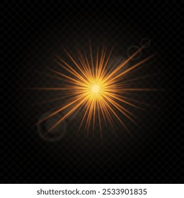 Bright light burst. Glowing, explosion, star, radiant, golden, energy, shine, flare, illumination, spark, effect, abstract, sparkle, vibrant, sunburst, glowing rays.