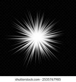 Bright light burst. Glowing, explosion, star, radiant, golden, energy, shine, flare, illumination, spark, effect, abstract, sparkle, vibrant, sunburst, glowing rays.