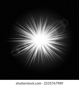 Bright light burst. Glowing, explosion, star, radiant, golden, energy, shine, flare, illumination, spark, effect, abstract, sparkle, vibrant, sunburst, glowing rays.