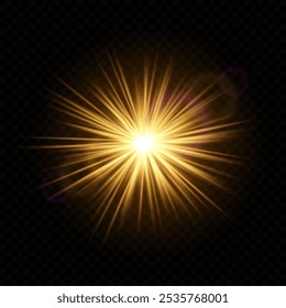 Bright light burst. Glowing, explosion, star, radiant, golden, energy, shine, flare, illumination, spark, effect, abstract, sparkle, vibrant, sunburst, glowing rays.