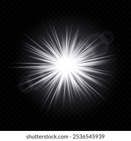 Bright light burst. Glowing, explosion, star, radiant, golden, energy, shine, flare, illumination, spark, effect, abstract, sparkle, vibrant, sunburst, glowing rays.