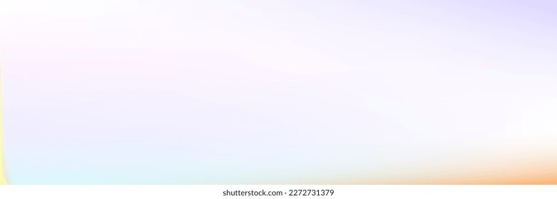 Color claro suave multicolor cielo azul degradado horizontal fondo malla. Papel de fondo del cielo azul Vivid Pastel con agua vibrante limpia. Sunrise Borró La Superficie Suave Del Gradiente Del Resplandor De Color Blanco Borroso.