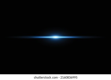 Bright light in dark background