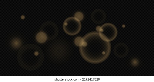 Bright light effect with rays and glare for vector illustration. On a transparent background.
