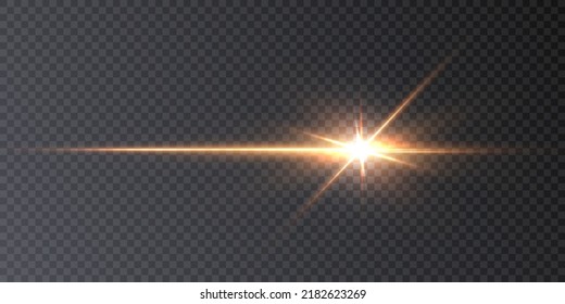 Bright light effect. Star solar lighting for vector illustration. Shiny star effect. Vector