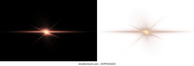 Bright light effects, glowing flares, and shining beams. Sparkling stars, flashes, and optical highlights create a magical atmosphere. Sunbeams, lasers, and energy bursts add brilliance and radiance.