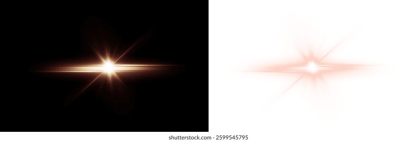 Bright light effects, glowing flares, and shining beams. Sparkling stars, flashes, and optical highlights create a magical atmosphere. Sunbeams, lasers, and energy bursts add brilliance and radiance.