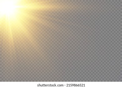 Bright light effects. Shiny stars.glare, explosion, sparkle, line, sun flare, spark and stars.
