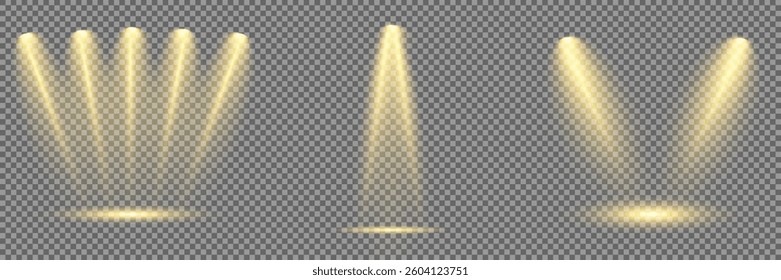 Bright light flash with cross-shaped beams, radiant white starburst, glowing flare overlay. Spotlight and Star with Bokeh and Dust Effect. Glowing Abstract. Yellow light effects. Light design element.