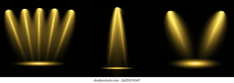 Bright light flash with cross-shaped beams, radiant white starburst, glowing flare overlay. Spotlight and Star with Bokeh and Dust Effect. Glowing Abstract. Yellow light effects. Light design element.