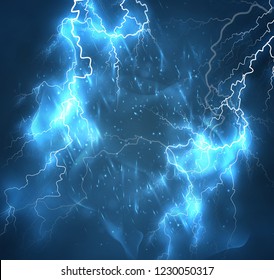 Inert Gas Plasma Blue Discharge Lightning Stock Photo (Edit Now) 1606508089