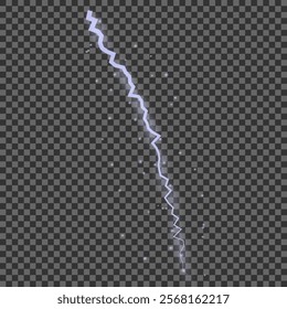 Bright lightning effect, lightning electric discharge, bright light effect PNG. Lightning energy discharge effect isolated on transparent background for web design and illustrations.