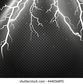 bright lightning.the electrical discharge.