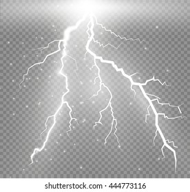 bright lightning.the electrical discharge.