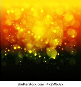 Bright lights background.Christmas. Blurred bokeh background. The concept of light