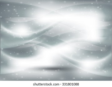 Bright Lights Wavy Background