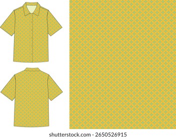 Padrão de repetição de calcário brilhante e gotas de turquesa. Brincalhão e refrescante olhar para primavera verão casualwear.