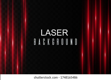 Bright lines on a dark background. Laser beams shine. Bright stripes on a dark background.