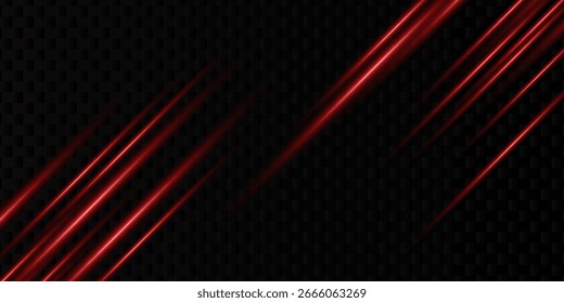 Líneas brillantes sobre un fondo oscuro. Los rayos láser brillan. Rayas brillantes sobre un fondo oscuro.