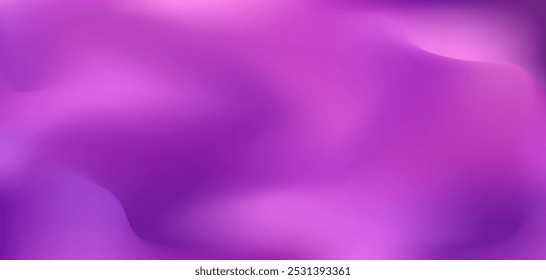 Bright liquid vector wavy magenta pink and purple mesh gradient background. Abstract violet and wine rose colors fluid digital watercolor for ui business web design, banner, surface