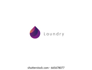 bright logo for laundry or dry cleaning 