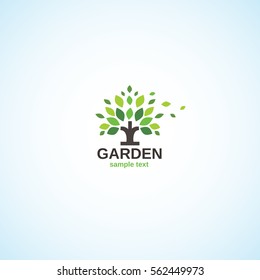 Bright Logo On The Garden Theme.