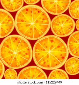 Bright lovely orange pattern