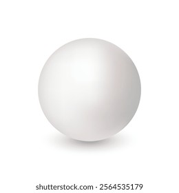 Bright Luminous Orb on white background