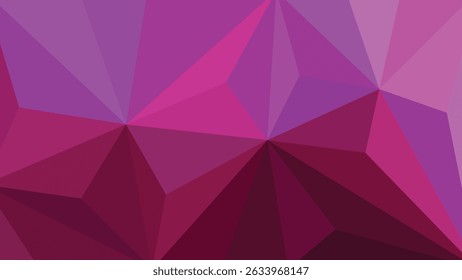 Bright magenta and pink polygon shapes blend in a bold layout. Excellent for cosmetics, lifestyle designs, or energetic visual media.