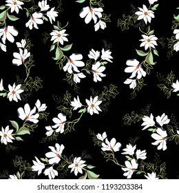 Bright Magnolia Seamless Pattern