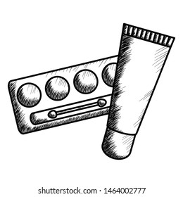 bright make up drawing icon