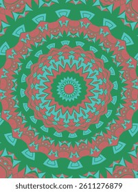 Bright Mandala Patterns with Multicolored Geometric Designs
