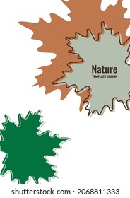 Hojas brillantes de arce sobre un fondo blanco. Diseño creativo. Ilustración vectorial.