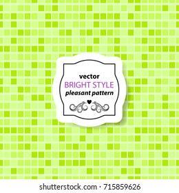 Bright material color seamless background set, cards with abstract geometric elements, patterns fashion trend. Vector.