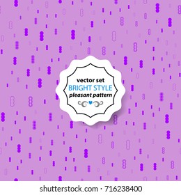 Bright material color seamless background set, cards with abstract geometric elements, patterns fashion trend. Vector.
