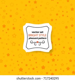 Bright material color seamless background set, cards with abstract geometric elements, patterns fashion trend. Vector.