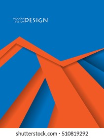 Bright material design. Corporate vector backdrop. Vertical elements for designs. Templates for brochures, annual reports and magazines. Eps10