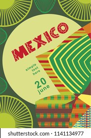 bright Mexican style poster