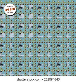 Bright minimalistic 8 bit background.