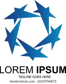 Logotipo vetorial brilhante e minimalista. Excelente para aplicativos, identidade corporativa ou etiquetas de produtos ecológicas