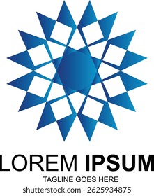 Logotipo de Vector brillante y minimalista. Ideal para App, identidad corporativa o etiquetas de productos ecológicas