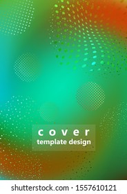 Bright mixed color background in the form of a whirlpool with dots and particles. Modern dynamic graphic design for business cards, invitations, gift cards, flyers, brochures. Vector illustration