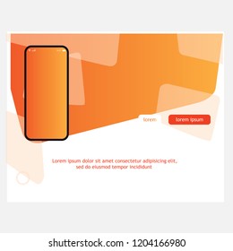 bright mobile app design