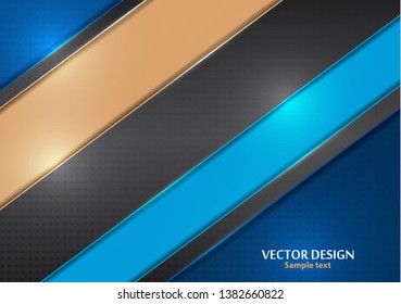 Bright modern abstract background with geometric elements. Colored diagonal stripes. Vector illustration for your design.