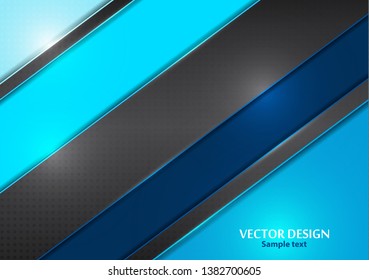 Bright modern abstract background with geometric elements. Colored diagonal stripes. Vector illustration for your design.