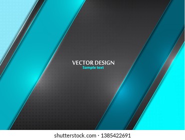 Bright modern abstract background with geometric elements. Colored diagonal stripes. Vector illustration for your design.