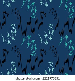 Patrón abstracto moderno brillante para el diseño textil. Fondo vectorial impecable con ornamentos abstractos. Fondo de verano retro y luminoso. Impresión exótica vintage.